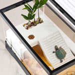 Terrarium pour Tortue Aquatique avec Plateforme Intégrée - VIVARIUM PRO
