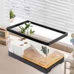 Terrarium pour Tortue Aquatique avec Plateforme Intégrée - VIVARIUM PRO