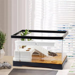 Terrarium pour Tortue Aquatique avec Plateforme Intégrée - VIVARIUM PRO