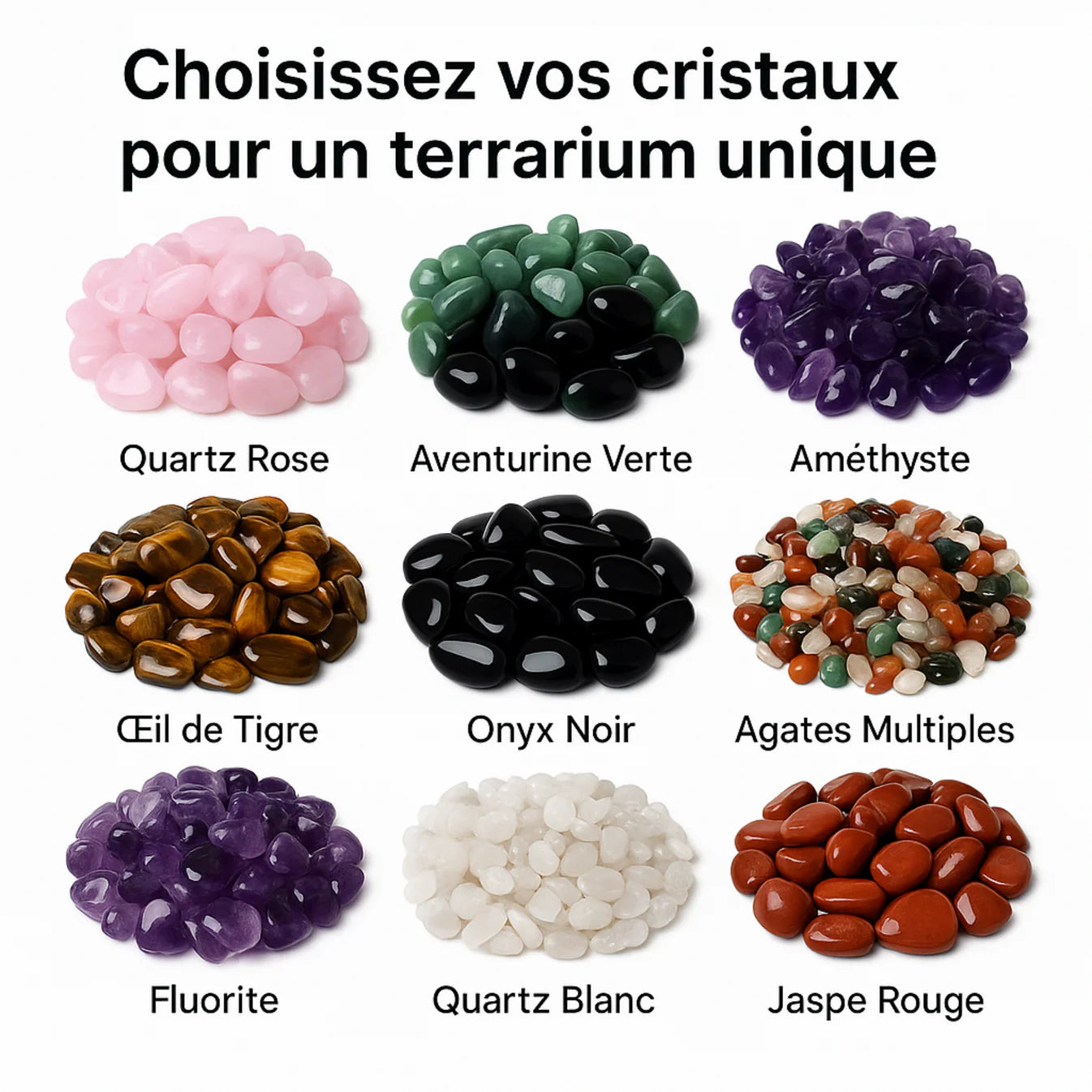 Pierres Naturelles et Cristaux pour Terrarium - VIVARIUM PRO