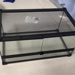 Terrarium Reptiles Verre Trempé avec Double Porte Sécurisée - VIVARIUM PRO