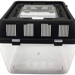 Terrarium Tortue – Boîte d'Alimentation Plastique Transparent - VIVARIUM PRO