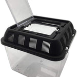 Terrarium Tortue – Boîte d'Alimentation Plastique Transparent - VIVARIUM PRO