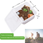 Petite Boîte d'Élevage Carrée Reptiles – Plastique ABS Transparent - VIVARIUM PRO