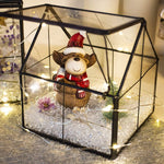 Terrarium Maison Verre Laiton Porte – Plantes Succulentes DIY - VIVARIUM PRO