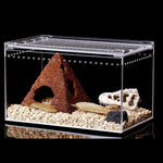 Boîte d'Élevage Reptiles Acrylique – Terrarium Transparent Multifonction - VIVARIUM PRO