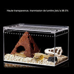 Boîte d'Élevage Reptiles Acrylique – Terrarium Transparent Multifonction - VIVARIUM PRO