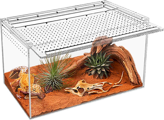 Boîte d'Alimentation Reptiles et Insectes – Terrarium Acrylique - VIVARIUM PRO