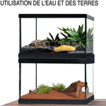 Mini Terrarium Verre – Boîte Élevage Reptiles Verrou Magnétique - VIVARIUM PRO