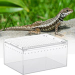 Boîte d'Élevage Reptiles Acrylique – Terrarium Transparent Multifonction - VIVARIUM PRO