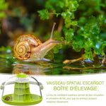 Maison d'Élevage pour Escargots et Reptiles – Boîte d'Alimentation ABS/PC Transparent avec Poignée - VIVARIUM PRO