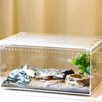 Boîte d'Élevage Reptiles Acrylique – Terrarium Transparent Multifonction - VIVARIUM PRO
