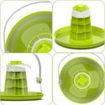 Maison d'Élevage pour Escargots et Reptiles – Boîte d'Alimentation ABS/PC Transparent avec Poignée - VIVARIUM PRO