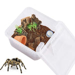 Petite Boîte d'Élevage Carrée Reptiles – Plastique ABS Transparent - VIVARIUM PRO