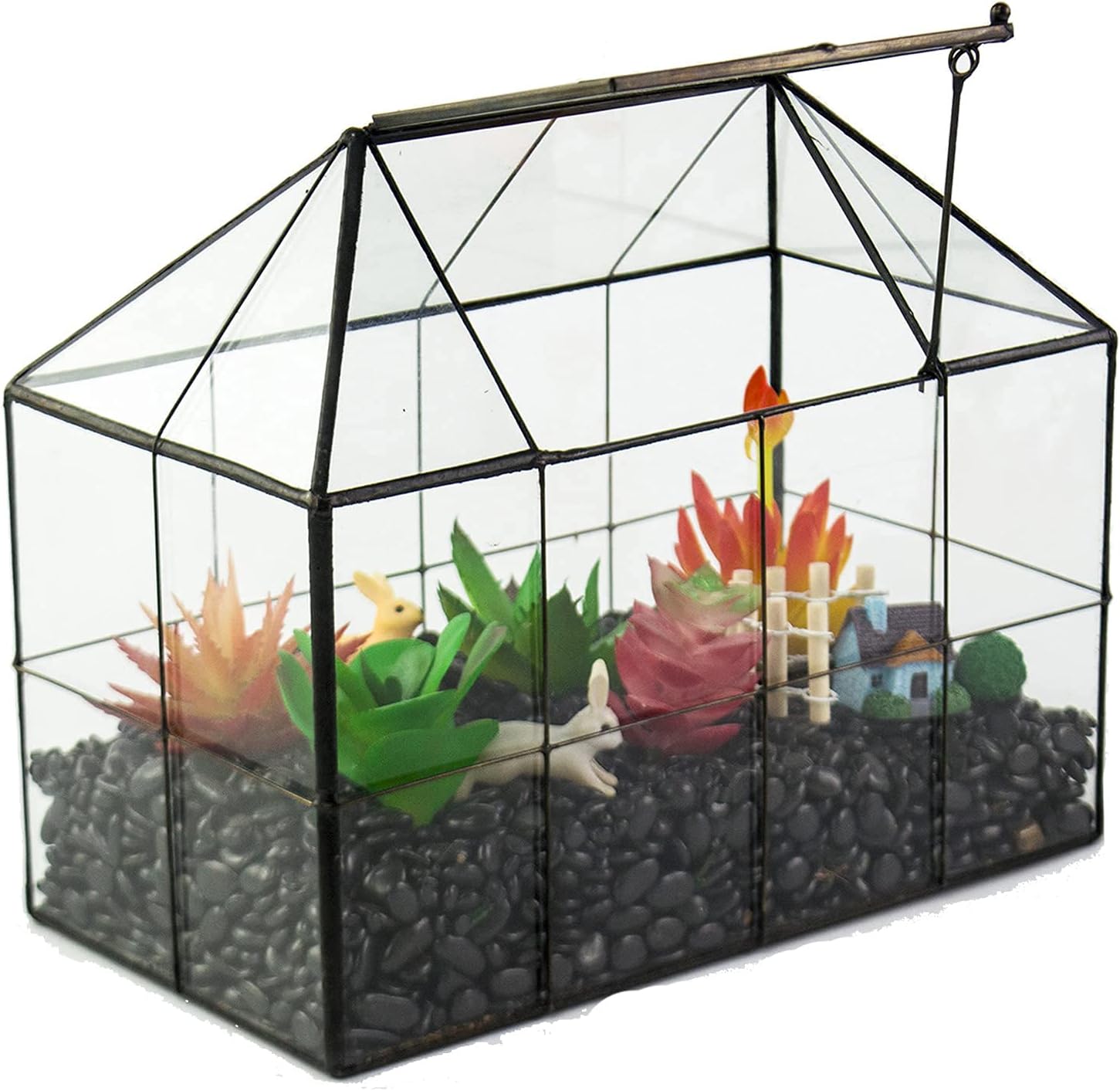 Terrarium Verre Maison – Serre Plantes Succulentes Laiton - VIVARIUM PRO