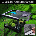 Terrarium d'Alimentation Reptiles – Double Porte Magnétique - VIVARIUM PRO