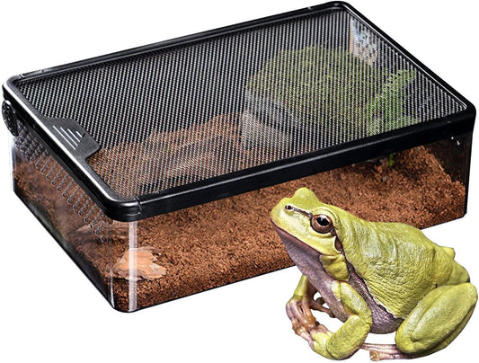 Boîte d'Élevage Reptiles PC Robuste – Terrarium Transparent - VIVARIUM PRO