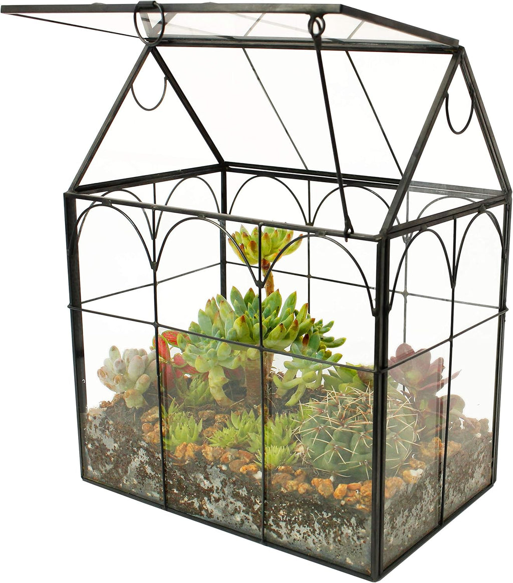 Terrarium Maison Fait Main Couvercle Pivotant – Grande Serre - VIVARIUM PRO