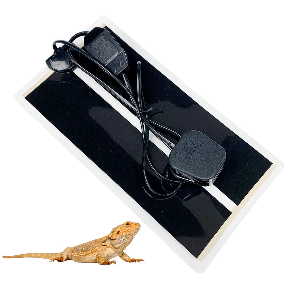 Tapis Chauffant Terrarium – Thermostat Intégré Infrarouge Reptiles