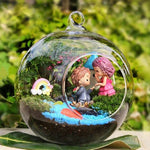 Terrarium Plante Suspendu en Verre avec Support Décoratif - VIVARIUM PRO