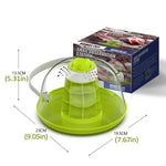 Maison d'Élevage pour Escargots et Reptiles – Boîte d'Alimentation ABS/PC Transparent avec Poignée