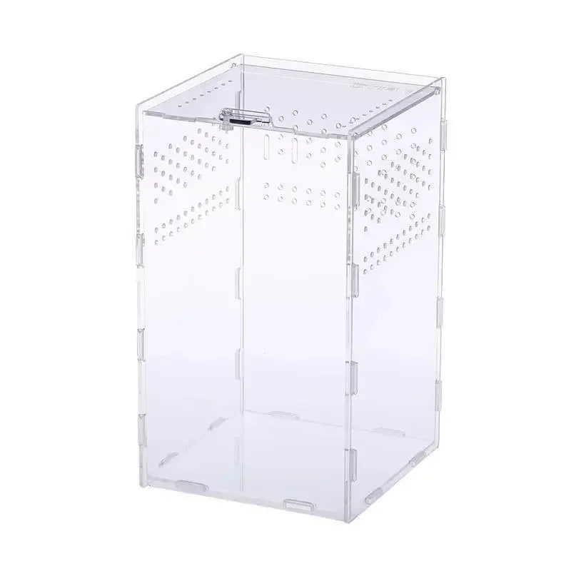 Terrarium Acrylique – Boîte d'Élevage Reptiles Transparent