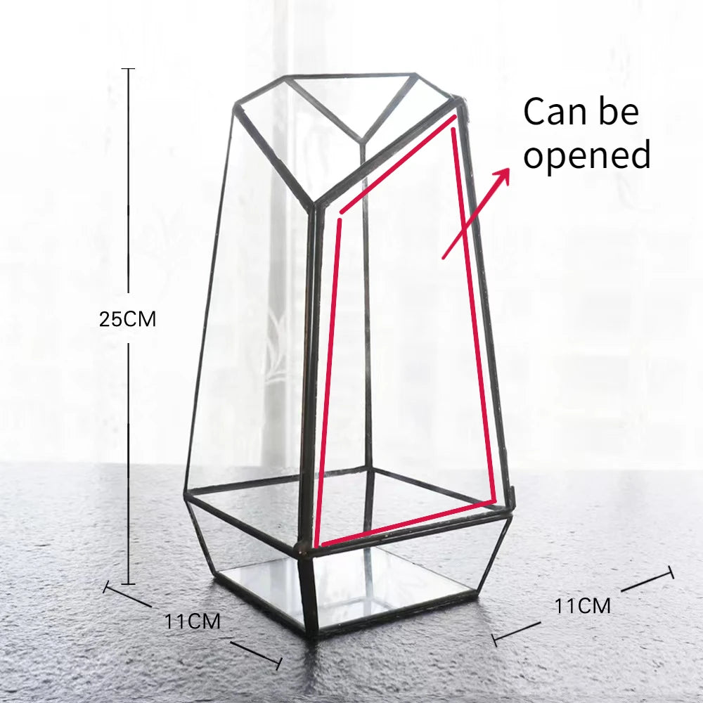 Terrarium Plante Verre et Cuivre Fait Main Style Vintage - VIVARIUM PRO