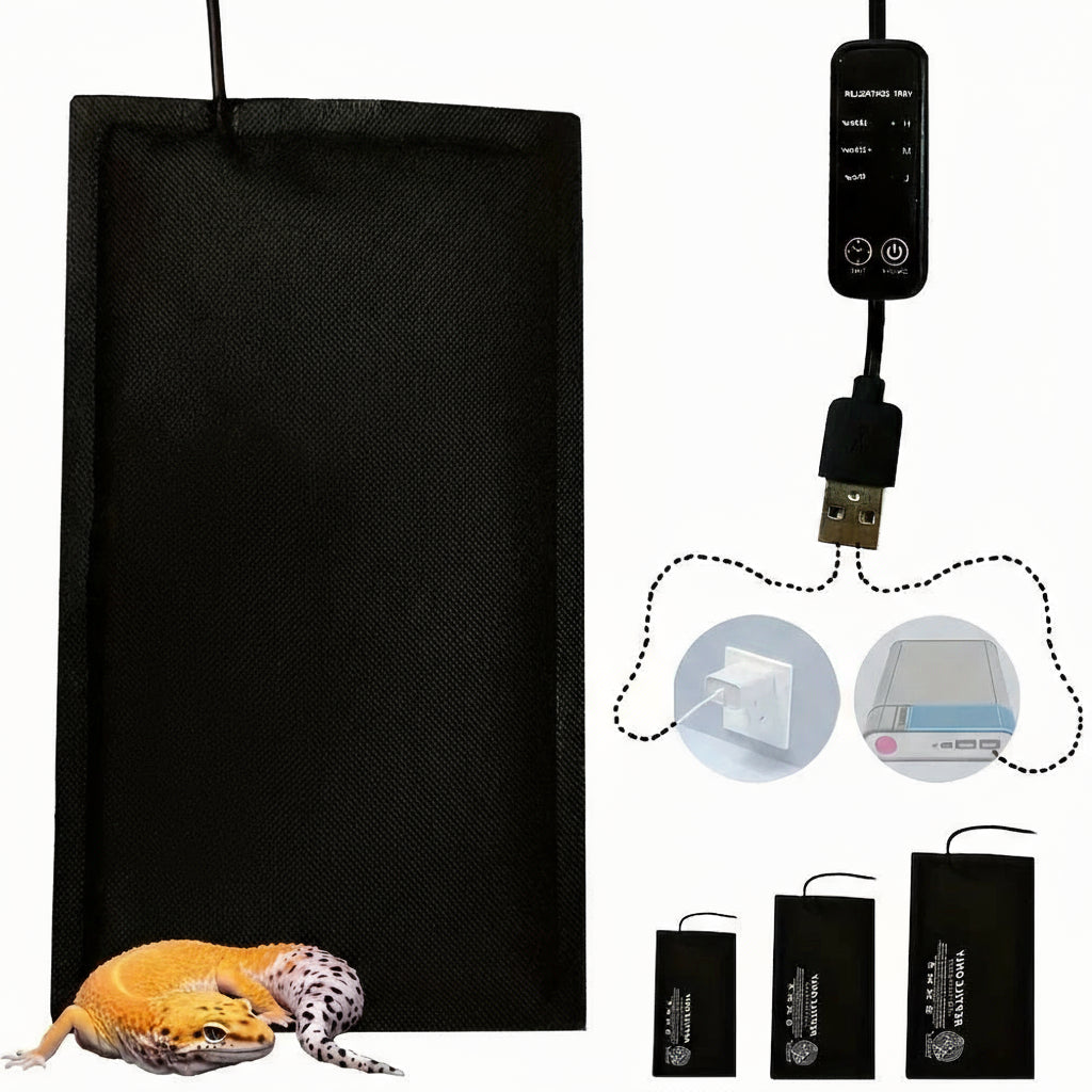 Coussin Chauffant USB Reptiles – Contrôleur Température Réglable