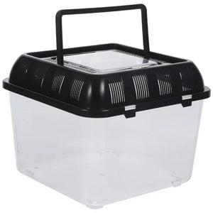 Terrarium Tortue – Boîte d'Alimentation Plastique Transparent