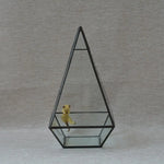 Terrarium Plante Géométrique Vertical Verre et Métal Design - VIVARIUM PRO