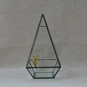 Terrarium Plante Géométrique Vertical Verre et Métal Design - VIVARIUM PRO
