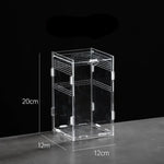 Terrarium Acrylique – Boîte d'Élevage Reptiles Transparent
