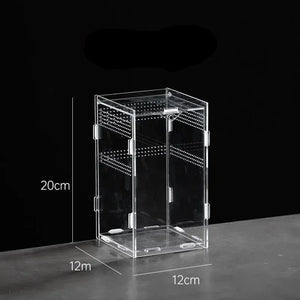 Terrarium Acrylique – Boîte d'Élevage Reptiles Transparent