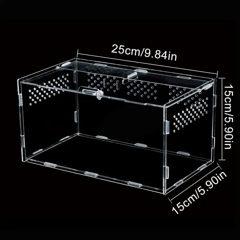 Terrarium Acrylique Transparent pour Reptiles