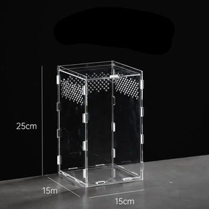 Terrarium Acrylique – Boîte d'Élevage Reptiles Transparent