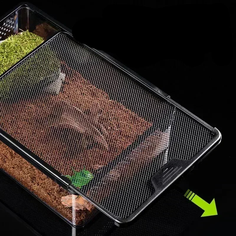 Terrarium Transparent Anti-Évasion pour Reptiles et Amphibiens - VIVARIUM PRO
