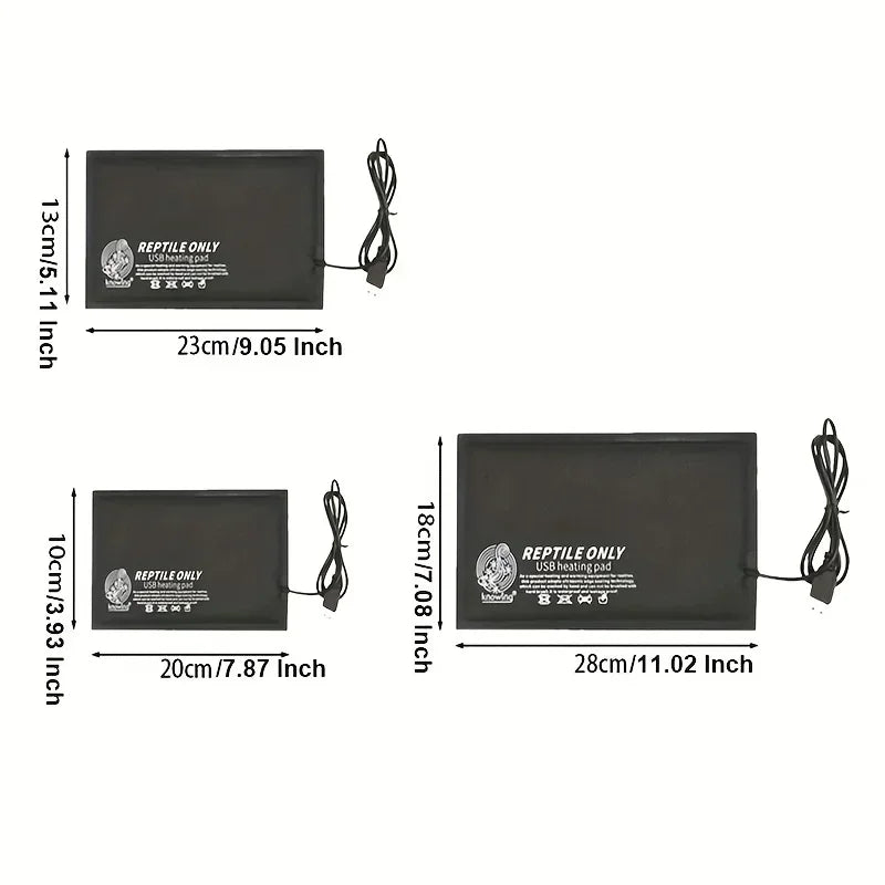 Coussin Chauffant USB Reptiles – Contrôleur Température Réglable