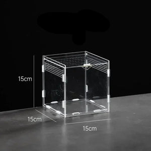 Terrarium Acrylique – Boîte d'Élevage Reptiles Transparent
