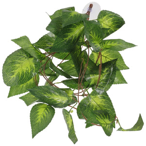 Plante Artificielle Sécuritaire pour Terrarium Reptiles et Aquarium