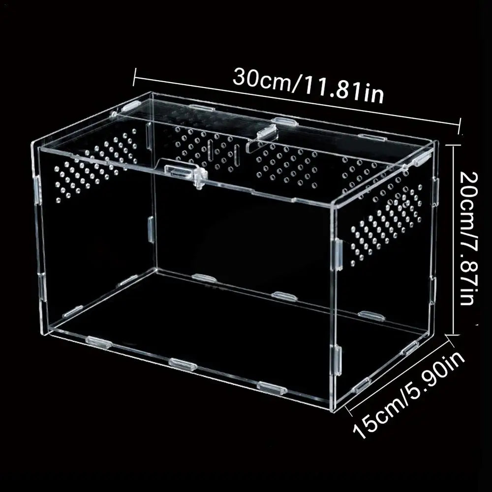 Terrarium Acrylique Transparent pour Reptiles
