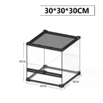 Terrarium Reptiles Verre Trempé avec Double Porte Sécurisée - VIVARIUM PRO