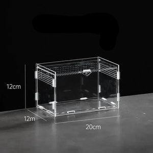 Terrarium Acrylique – Boîte d'Élevage Reptiles Transparent