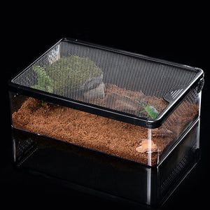 Boîte d'Élevage Reptiles PC Robuste – Terrarium Transparent