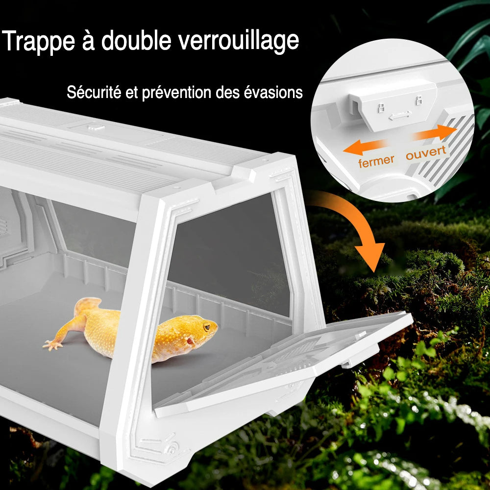 Terrarium Compact Blanc – Gecko