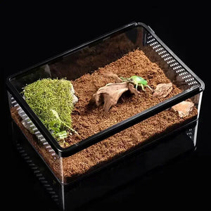 Terrarium Transparent Anti-Évasion pour Reptiles et Amphibiens - VIVARIUM PRO