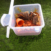 Petite Boîte d'Élevage Carrée Reptiles – Plastique ABS Transparent