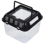 Terrarium Tortue – Boîte d'Alimentation Plastique Transparent
