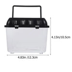 Terrarium Tortue – Boîte d'Alimentation Plastique Transparent
