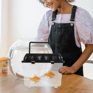 Terrarium Tortue – Boîte d'Alimentation Plastique Transparent