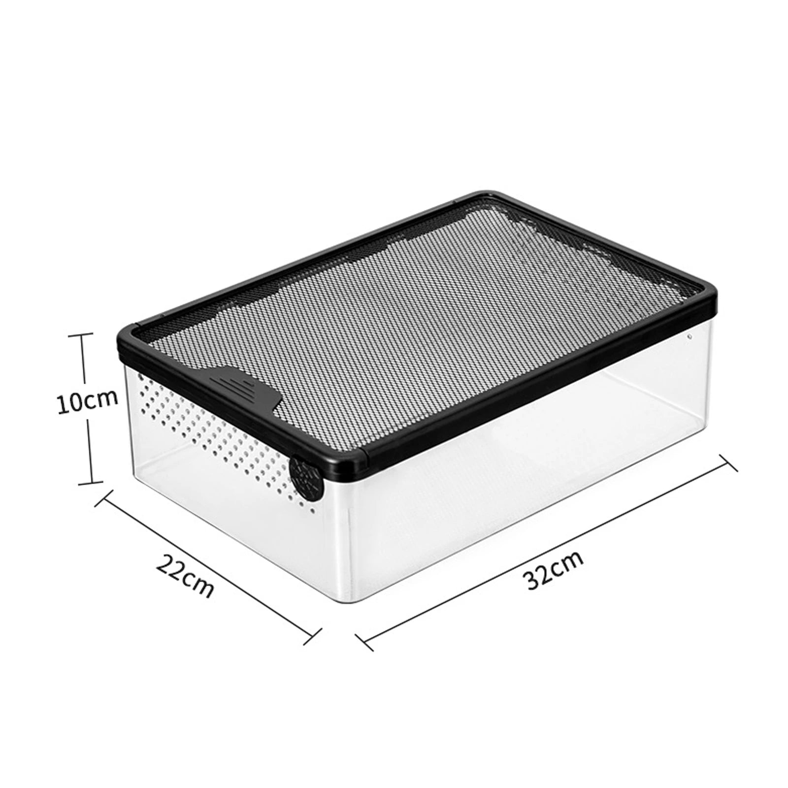 Boîte d'Élevage Reptiles PC Robuste – Terrarium Transparent